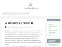 Tablet Screenshot of matteogatto.vpost.it